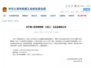 尼特再次獲評國家專精特新“小巨人”企業！